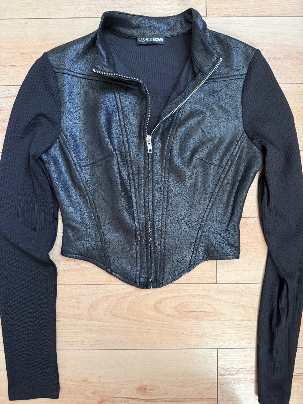 Cropped Zip Up